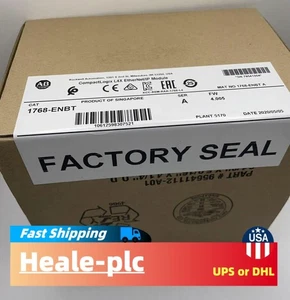 NEW Factory Sealed Allen Bradley 1768-ENBT PLC CompactLogix L4X EtherNet/IP US - Picture 1 of 3