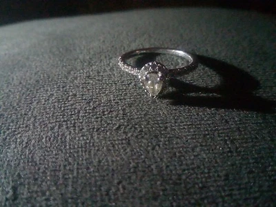 ZalesNEW 1/2 ct. t.w. Diamond Pear Shape Size 6  Engagement Ring 14K White Gold  - Image 1 of 4