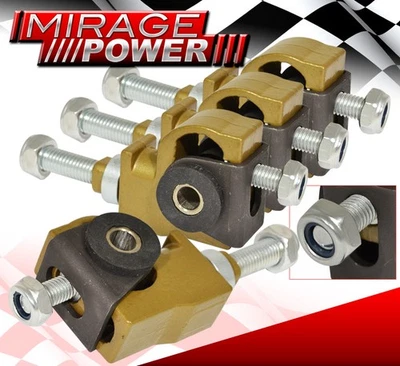 For 97-99 CL 2.3L 3.0L Front +1/-3 Adjustable Steel Control Camber Arm Kit Gold Foto 1 de 4