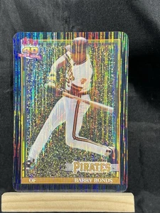 Barry Bonds Custom Art Card Refractor Artist’s Auto *See Video - Bild 1 von 2