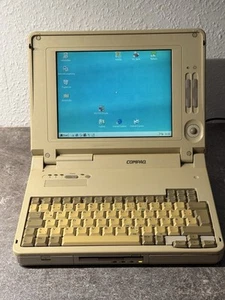 Compaq LTE Elite 4/75C Notebook 486DX4 75MHz 16MB-RAM Floppy Windows 95 Retro - Bild 1 von 13
