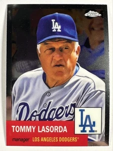 2022 Topps Chrome Platinum Anniversary 356 Tommy Lasorda Los Angeles Dodgers - Picture 1 of 2