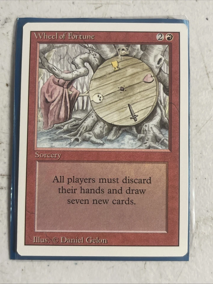 Wheel of Fortune Revised MTG NM Free shipping with tracking B - Image 1 of 2