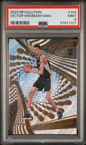 Victor Wembanyama PSA 9 Rookie 2023 Panini Revolution Rookies #104 (RC) - Picture 1 of 2