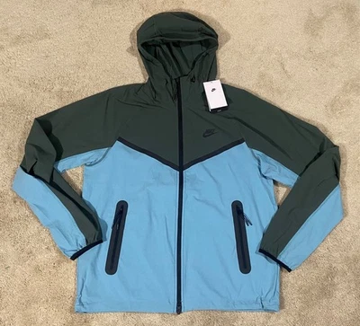 Chaqueta con capucha tejida cremallera completa Nike Tech HM7151-464, talla pequeña Foto 1 de 4