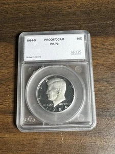 1984-D 50C Kennedy Half Dollar— PR-70- SEGS- Certified Beautiful - Picture 1 of 5