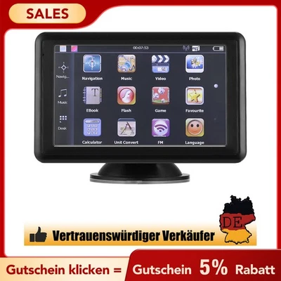 Navi Navigationsgerät Navigation Karten Update 5 Zoll PKW LKW KFZ Truck 8G+128MB - Bild 1 von 4