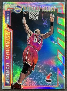 1996-97 Topps Mystery Finest Alonzo Mourning #M10 Borderless Refractor - Picture 1 of 2