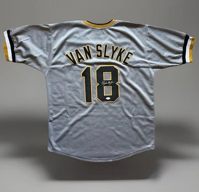 Andy Van Slyke Signed Pittsburgh Pirates XL Jersey JSA COA Witnessed Autographed - Image 1 of 4