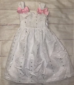 Girls 4T Bonnie Jean White Dress - Picture 1 of 3