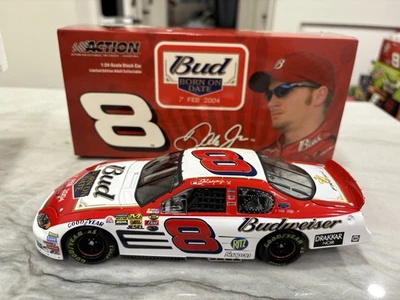 Dale Earnhardt Jr 2004 Budweiser Born On Date Nascar 1/24 Diecast FEB 7ª Acción Foto 1 de 4