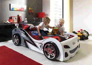 Cama de coche Mustang roja - estándar 3'0 ft, cama individual - Imagen 1 de 1