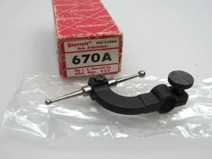 Accesorio de orificio indicador de prueba de dial Starrett 670A con caja - Imagen 1 de 13