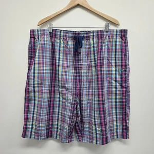 Tommy Bahama Plaid Shorts Men’s Size 2XL Elastic Waist Drawstring Casual Pockets - Picture 1 of 9