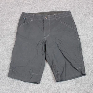 Kuhl Renegade Shorts Men's 34 12" Inseam Gray Chino Hiking Outdoor Nylon - Picture 1 of 13