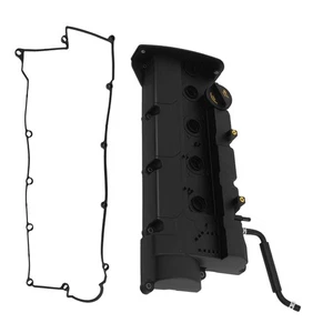 Black Plastic Valve Cover for Hyundai Elantra 2.0L with Gasket 22410-23762 - Picture 1 of 12