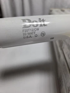 18  24 Inch F20T12/CW 20 Watt USA Fluorescent Bulbs DOIT 9 TwoPacks - Picture 1 of 3