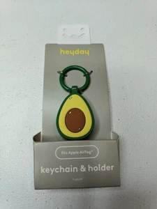 Apple AirTag Keychain - heyday Avocado: Silicone Carabiner Accessory Holder,NEW - Picture 1 of 2