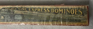 The Embossing Company’s Double Nine Express Dominoes Complete Antique Set w/Box - Picture 1 of 1