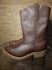 Red Wing 1155 Pecos Western Work Boots Heritage Nailseat Size 8.5 EEE Wide USA