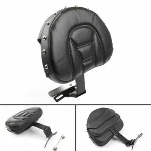 Backrest Sissy Bar Passenger con pad Per FLSTF Heritage Softail Nero P S H7 - Foto 1 di 10
