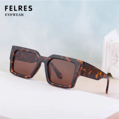 Moda Gafas de sol cuadradas Hombres Marco grueso Exterior Sombrilla Gafas UV400 Nuevas  Foto 1 de 4