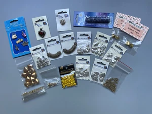 JEWELRY MAKING SUPPLIES, BLUE MOON BEADS, FINDINGS, CHARMS, ETC. - Picture 1 of 11