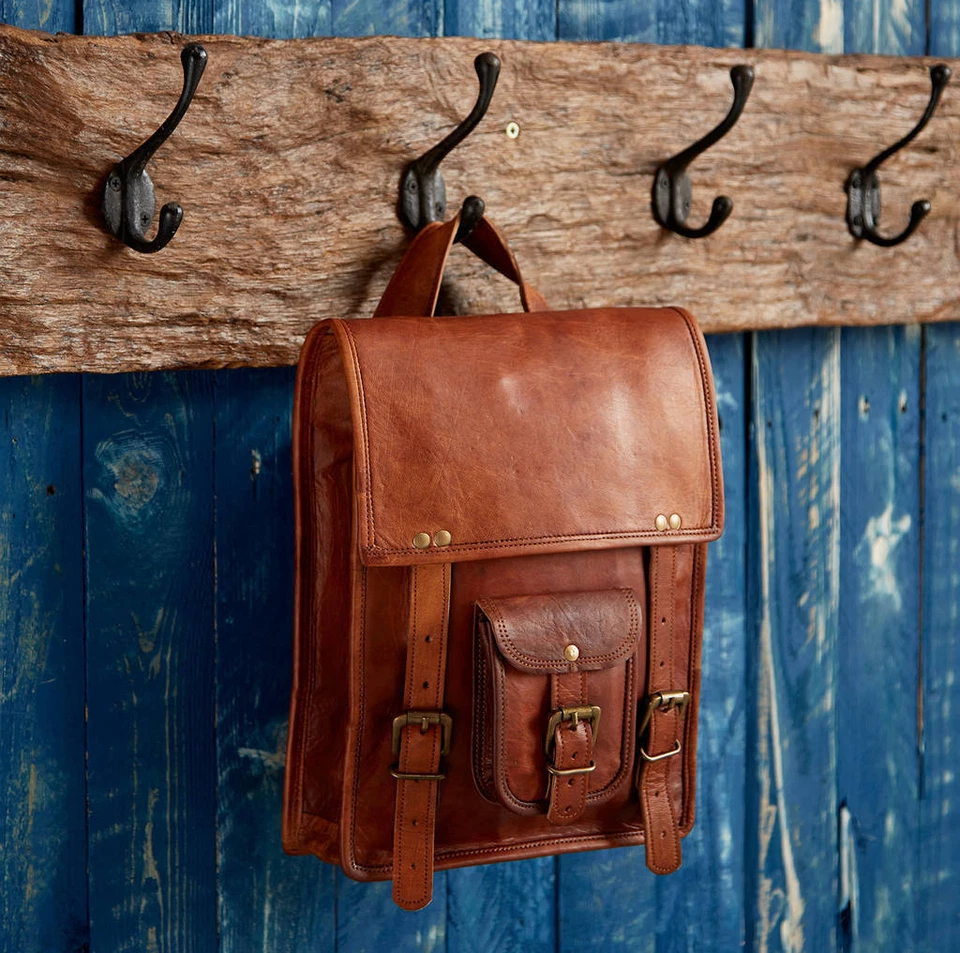 Messenger Bag Men Leather Cross Body Bag Shoulder Bag By Rustic Retro Handmade - Image 1 of 3