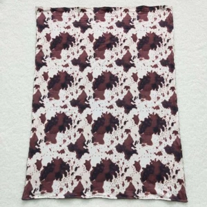 Coperta neonato visone stampa mucca morbida coperta bambino 29*43 pollici - Foto 1 di 4