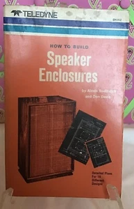 How To Build Speaker Enclosures by Badmaieff & Davis First Edition 1966 - Picture 1 of 4