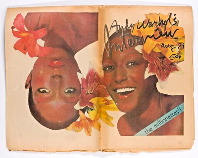 BILLIE BLAIR Suzi Quatro FRAN LEBOWITZ Paloma Picasso INTERVIEW MAGAZINE Warhol - Image 1 of 4