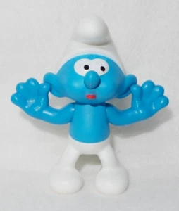 FIGUR SMURF SCHLUMPF FARCEUR McDONALD'S MAC DO MCDO HAPPY MEAL 2018 PEYO - Bild 1 von 5
