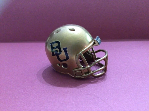 BAYLOR BEARS CUSTOM POCKET PRO HELMET THROWBACK NCAA FOOTBALL (gold) Cover