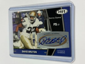 2009 SAGE Hit Auto David Bruton #A27 Rookie Auto RC - Picture 1 of 2