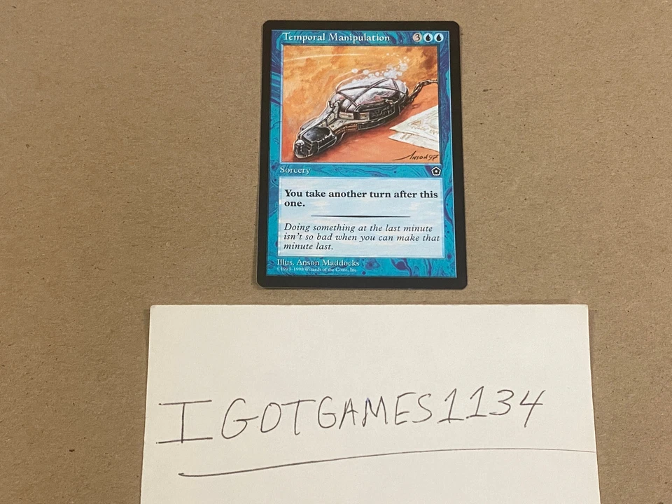 Temporal Manipulation Magic the Gathering Portal Second Age - Image 1 of 1