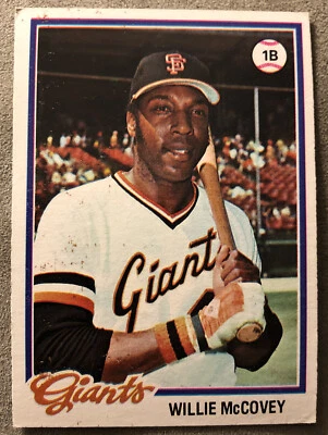 Tarjeta de béisbol 1978 Topps Willie McCovey #34 Giants Salón de la fama baja calidad Foto 1 de 2