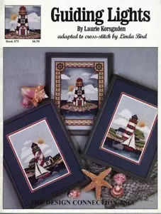 THE DESIGN CONNECTION GUIDING LIGHTS 3 LIGHTHOUSE CHARTS #075 - Picture 1 of 1