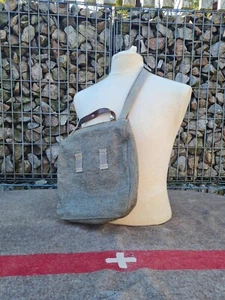 WW2 Schweizer Feldbeutel Brotsack aus Segeltuch / WW2 Swiss Army Field Bag C3 - Bild 1 von 5
