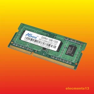 ASINT SSY3128M8-EDJEF DDRIII 1GB 204PIN GOLD RAM MEMORY LAPTOP/ NOTEBOOK USED - Picture 1 of 2