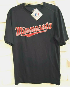 Minnesota Twins Shirt Men's Medium BLUE NAVY MLB Genuine Merchandise Unworn Tags - Picture 1 of 4