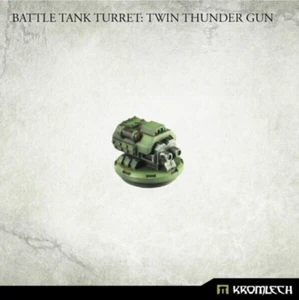 Battle Tank Turret: Twin Thunder Gun Kromlech Resin KRVB084