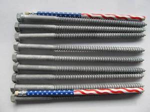 BRIGHTON BEST 3/8 - 7 X 8 TORNILLOS DE RETARDO PERNOS 140 Piezas - Imagen 1 de 8