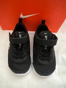 Nike Down Shifter 11 (TD) Black/white Baby Boy Shoes US Size 5c - Picture 1 of 5