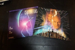 Star Trek Generations & First Contact Widescreen Laserdisc - Imagen 1 de 2