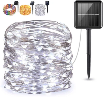 1/2/5x Waterproof 10M 20M LED Solar String Light Outdoor Party Wedding Decor RC - Image 1 of 4