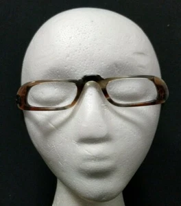 1X Retro Classic Glass Glasses Frame, Eye Wear-Skinny Brown Vintage Timeless - Picture 1 of 8