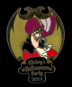 DLR Mickey's Halloween Party 2014 Villanos Set Capitán Gancho LE Disney Pin 106029 - Imagen 1 de 1