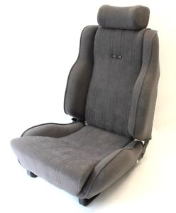 PAIR OF FORD ESCORT MK3 FRONT SEAT COVERS RS1600i GREY VELOUR