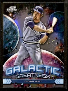 George Brett 2024 Topps Cosmic Chrome Galactic Greatness Kansas City Royals - Picture 1 of 2