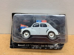 RENAULT 4CV L'EQUIPE TOUR DE FRANCE 1948 1/43 SOUS BLISTER A4 - Picture 1 of 3